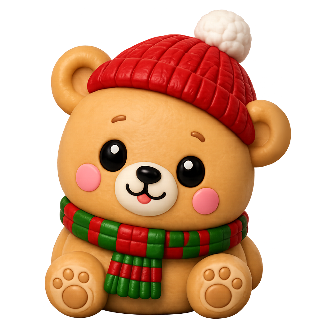 Fun Doh JUMBO Christmas Squishy Toy - 8/Display-8