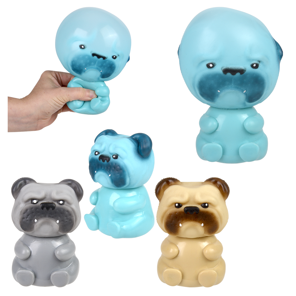 4" PUFF-UP PAL DOG ASSORTMENT 12CT