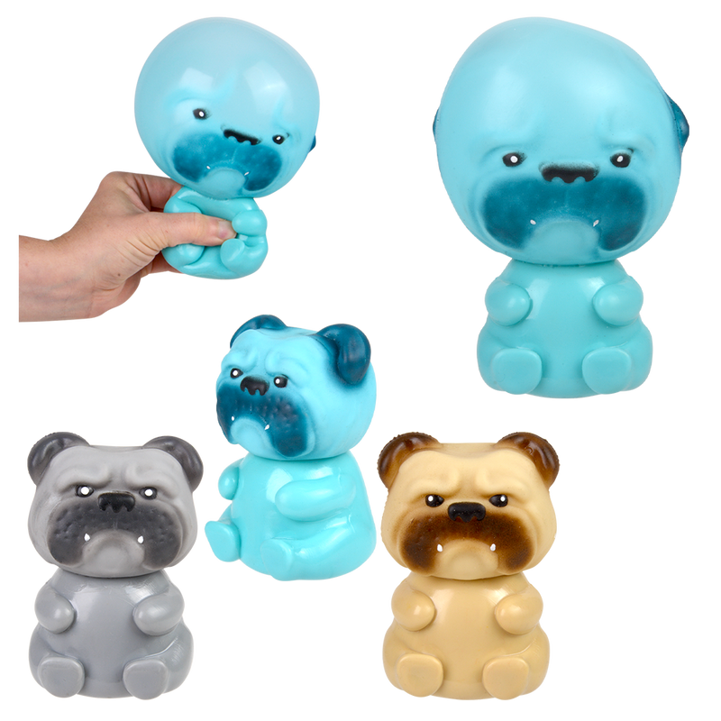 4" PUFF-UP PAL DOG ASSORTMENT 12CT-1