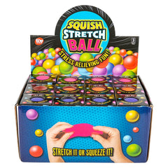 2.5" SQUISH GUMMI BALL Toys - Sold in Touch Box - LLB Toys-3