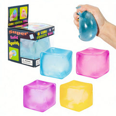 Nice Cube jelly hop & popsicle Translucent Slow Rising Stress Relief Squeeze Toy-5