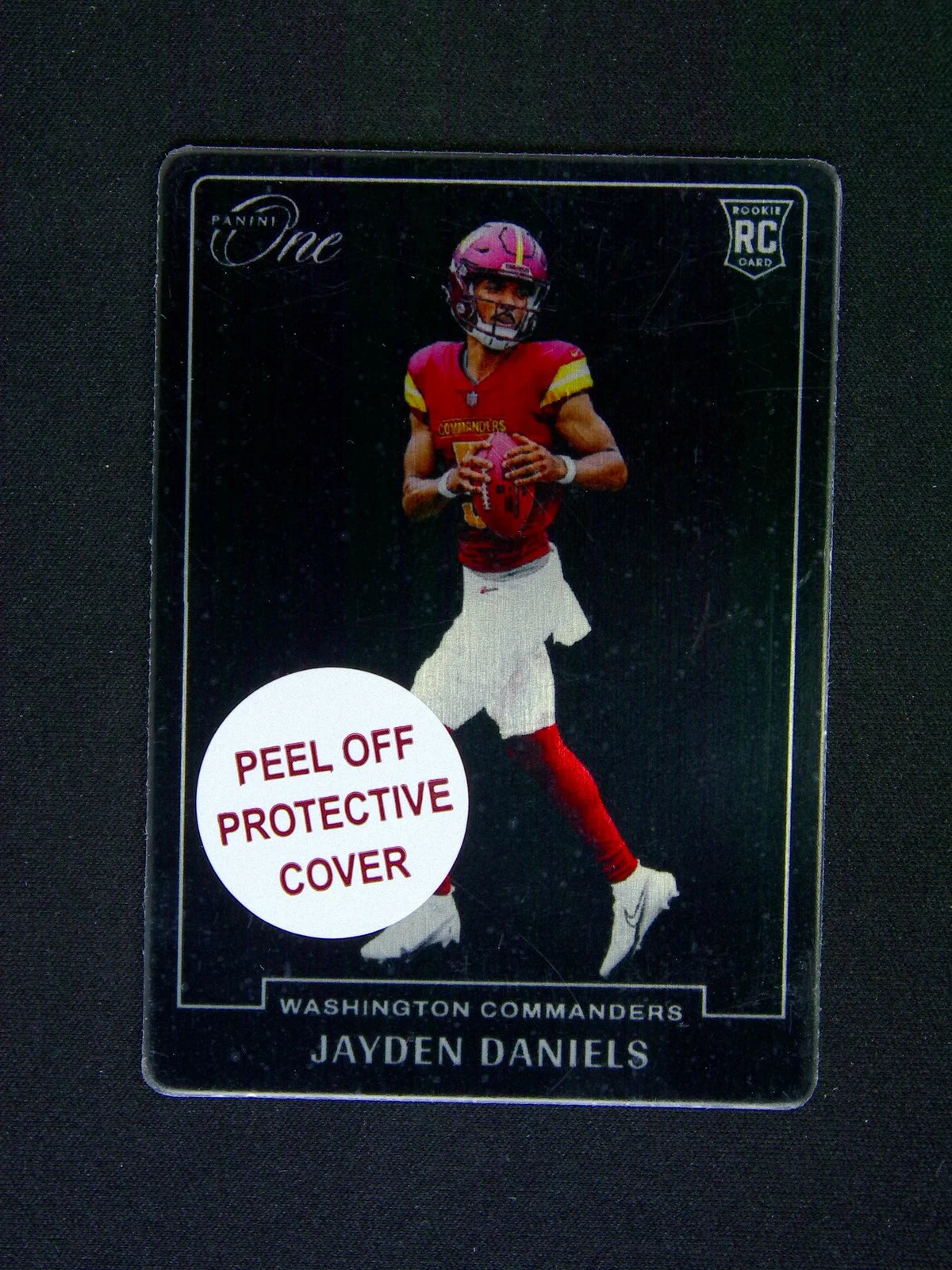 2024 Jayden Daniels Panini one blank slate black metal BS-JDS