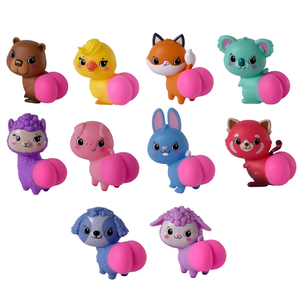 Squishy Tushy Toys 3" Figures Double Blind Box in Display-2