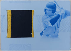 2023 Panini National Treasures Termarr Johnson Colossal Materials Printing Plates Yellow 1/1 #CM-TJ-1