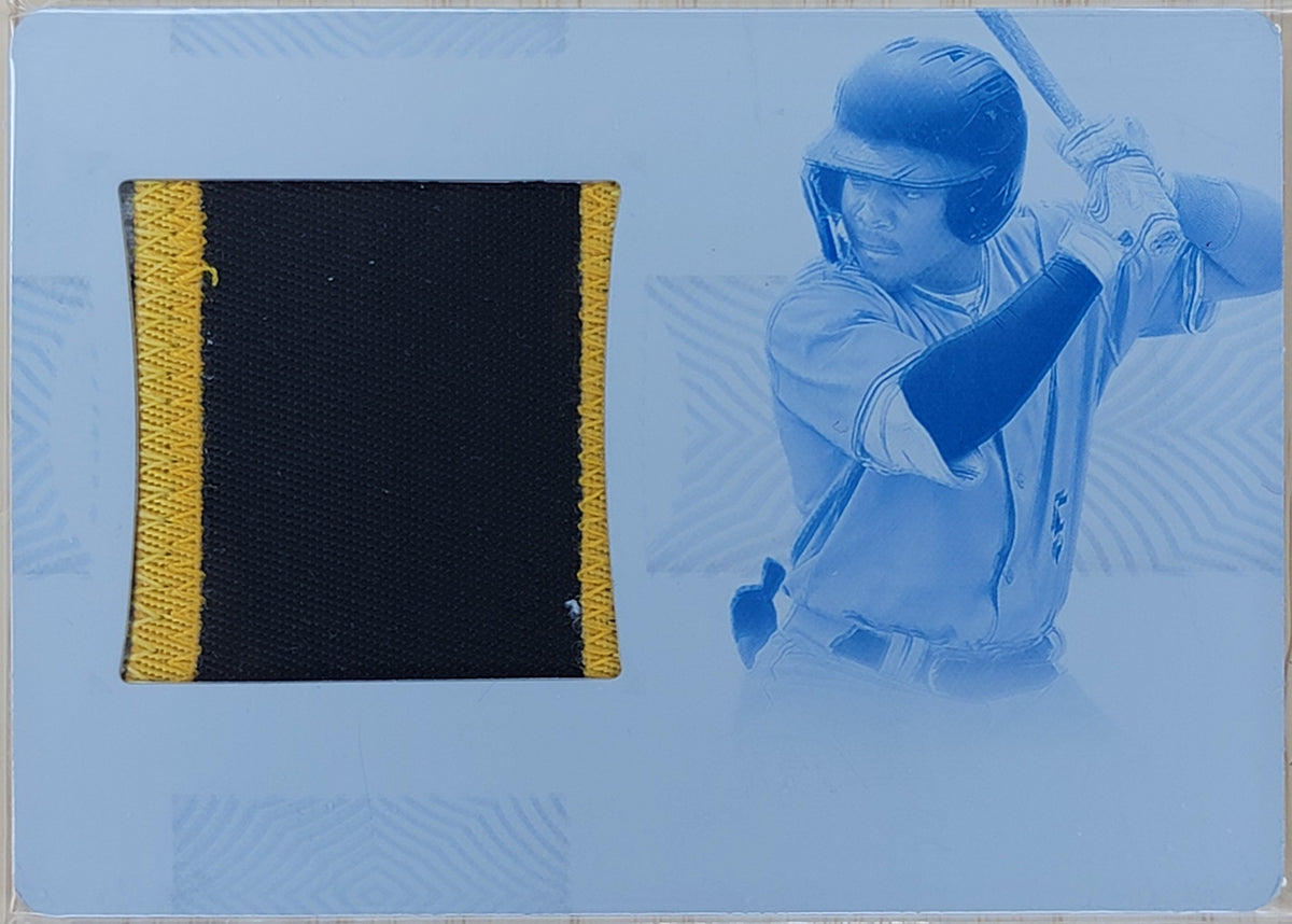 2023 Panini National Treasures Termarr Johnson Colossal Materials Printing Plates Yellow 1/1 #CM-TJ