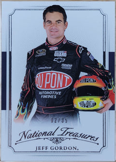 2025 Panini National Treasures Jeff Gordon 2016 Throwback #/35 #7-1