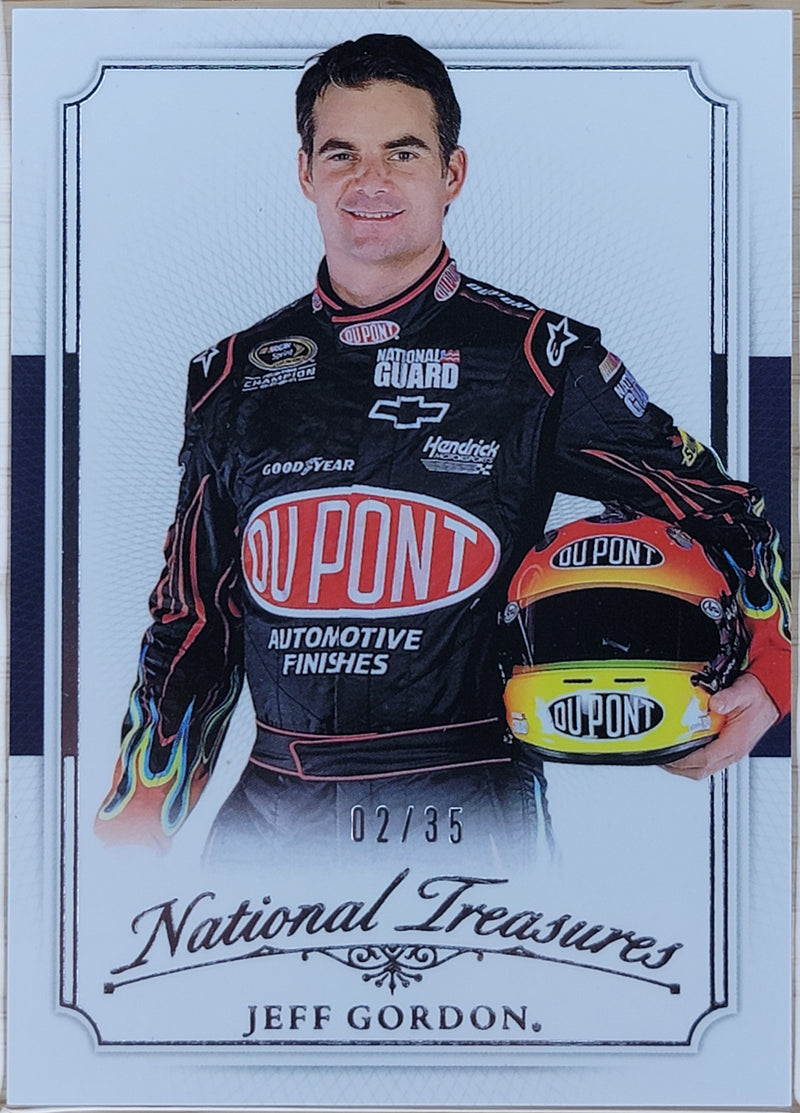 2025 Panini National Treasures Jeff Gordon 2016 Throwback #/35 #7-1