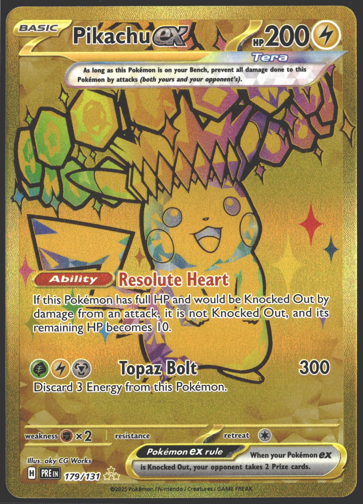 Pikachu ex SV: Prismatic Evolutions #179/131