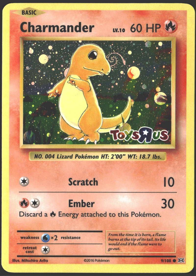 Charmander Toys R Us Promo XY Evolutions #009/108-1
