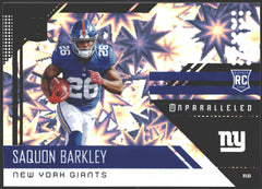2018 Panini Unparalleled Saquon Barkley Impact #/75 RC #213-1