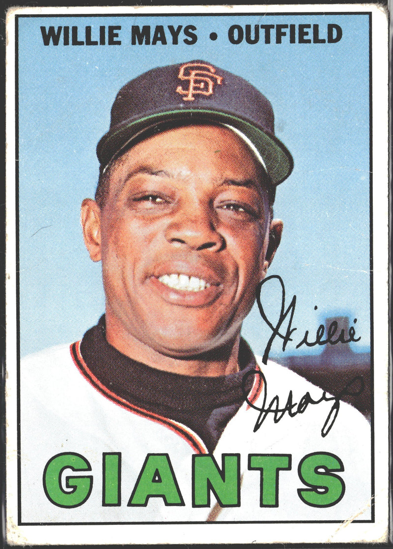 1967 Topps Willie Mays #200-1