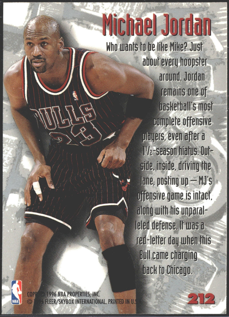 1995-96 Metal Michael Jordan Nuts & Bolts #212-2