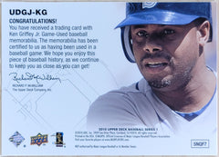 2010 Upper Deck Ken Griffey Jr. UD Game Jersey #UDGJ-KG-2