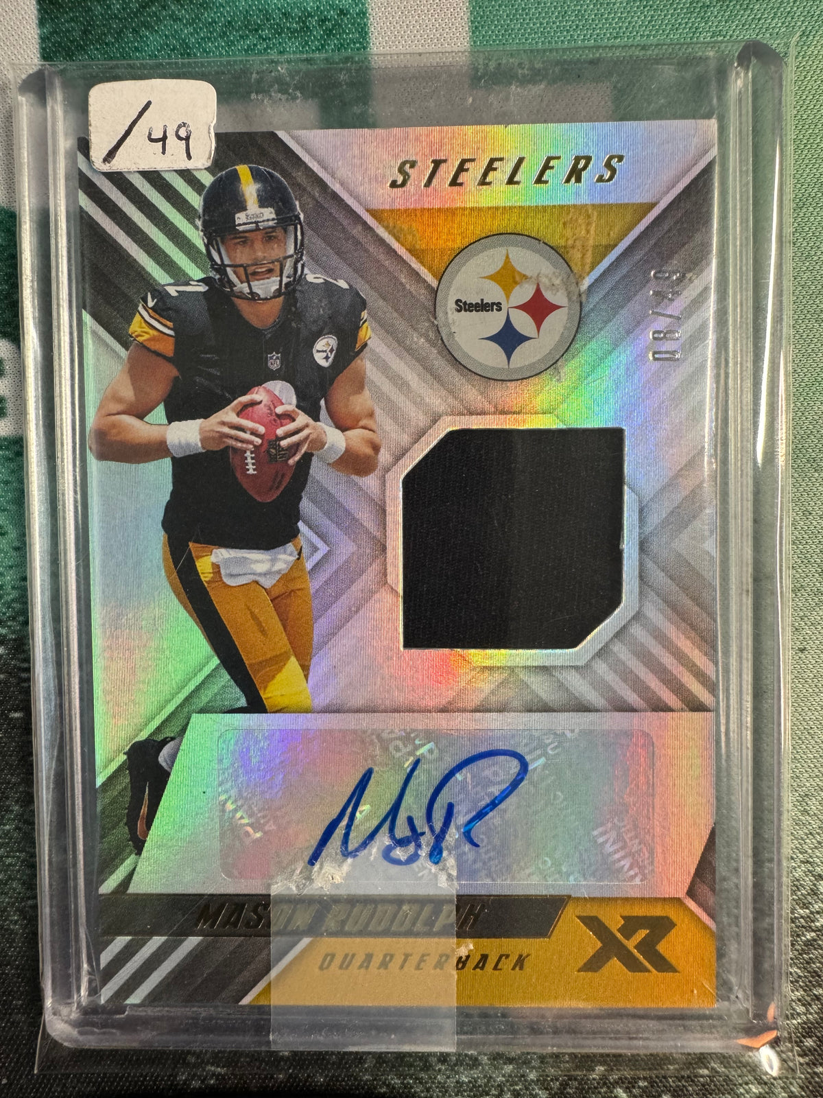 2018 XR Mason Rudolph auto /49