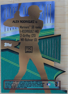 1999 Topps Stadium Club Alex Rodriguez Triumvirate Luminous #T3C-2