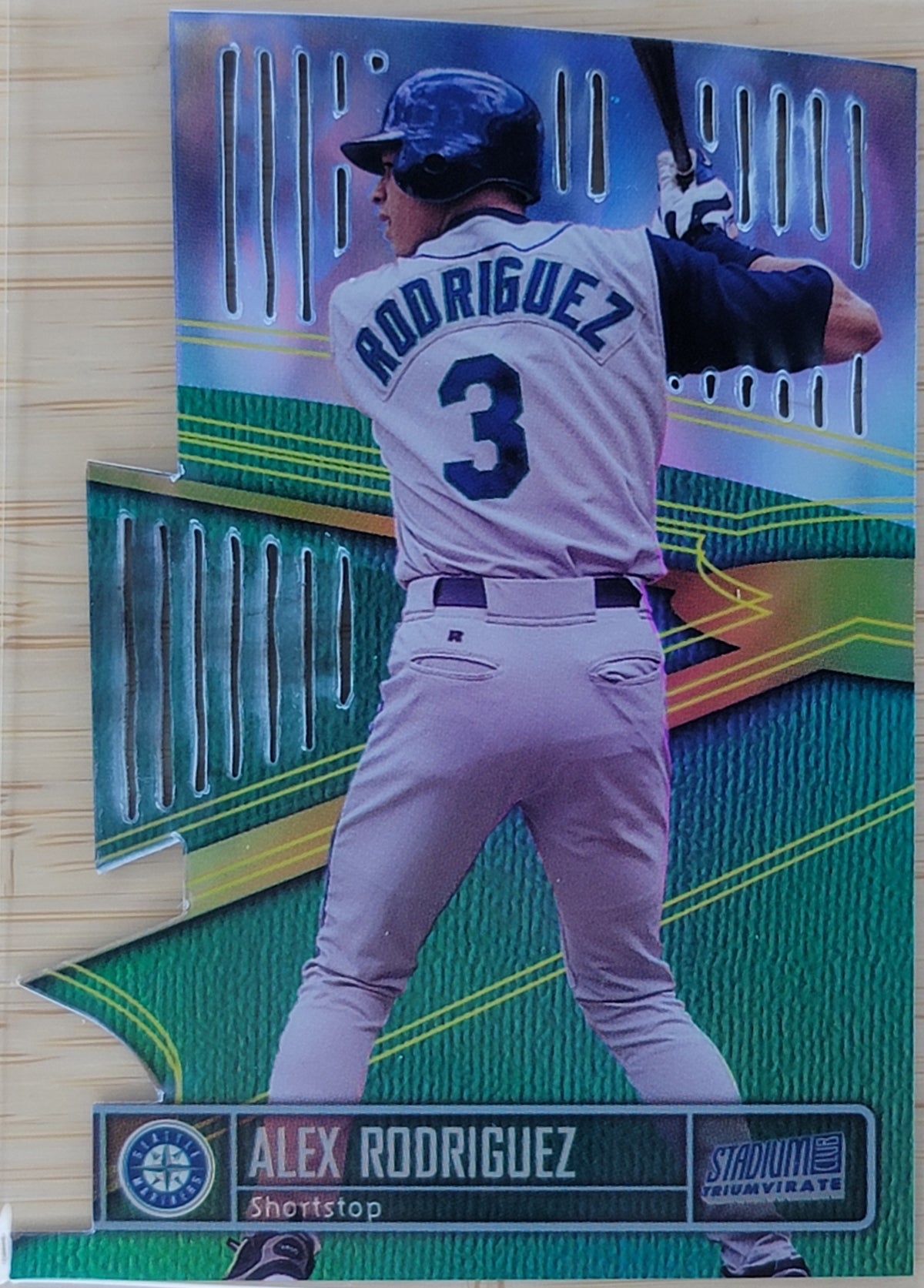 1999 Topps Stadium Club Alex Rodriguez Triumvirate Luminous #T3C-1