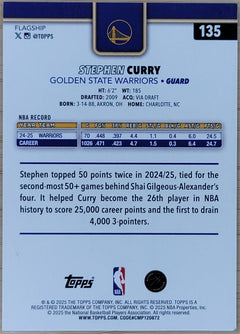 2025-26 Topps Stephen Curry Crackleboard Gold #/50 #135-2