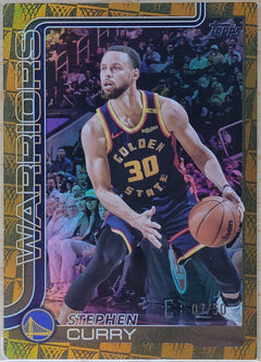 2025-26 Topps Stephen Curry Crackleboard Gold #/50 #135-1