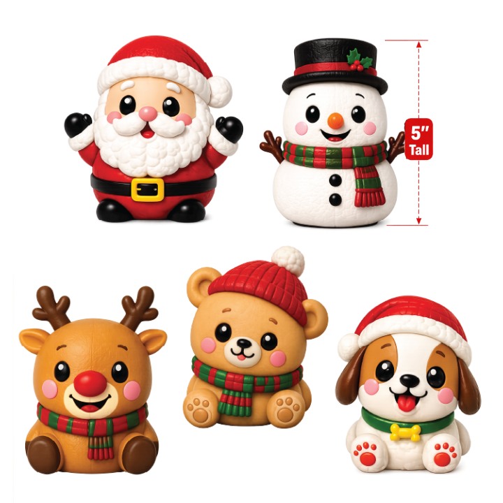 Fun Doh JUMBO Christmas Squishy Toy - 8/Display-2