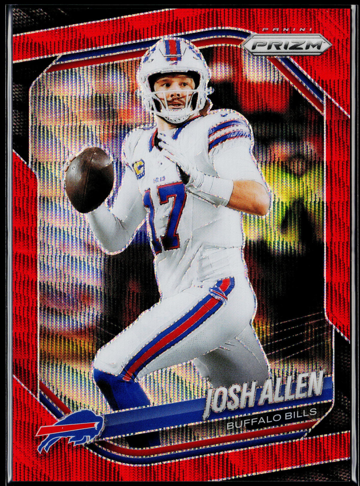 2025 Panini Prizm Josh Allen Red Wave #/149 #167-1