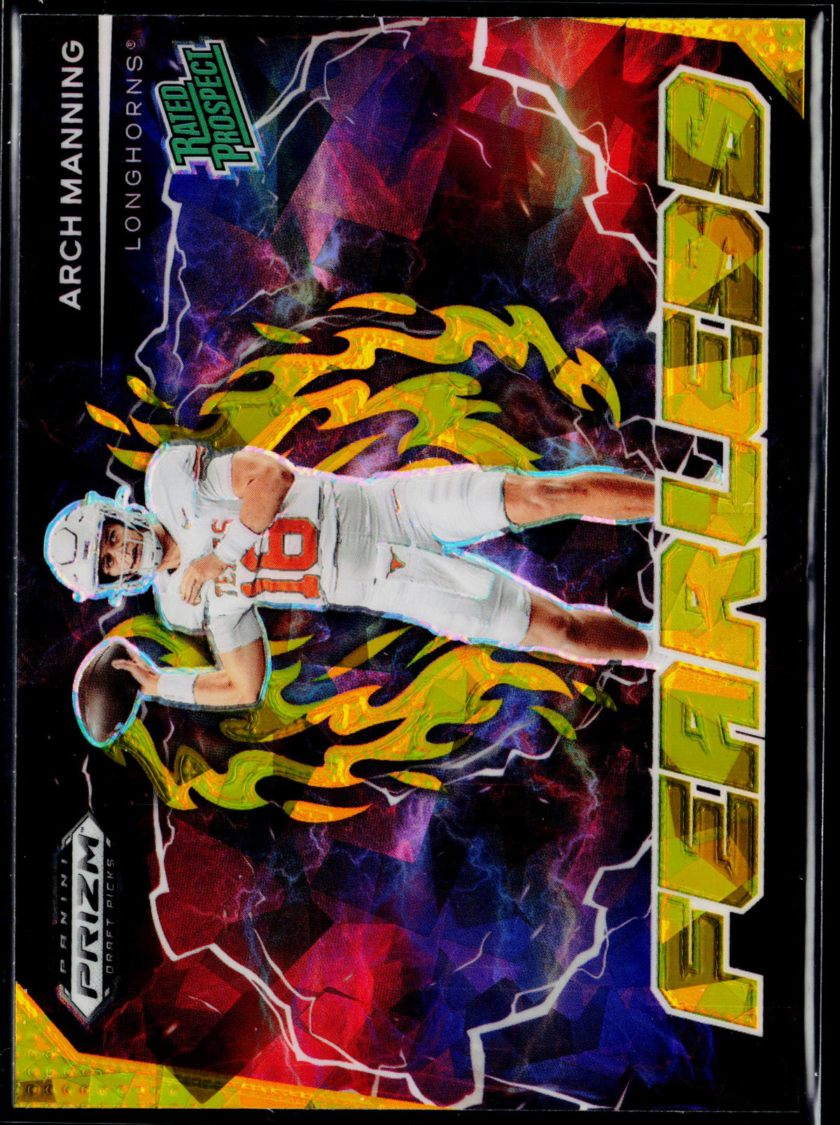 2025 Panini Prizm Draft Picks Arch Manning Fearless Gold Ice #F-AMG