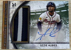 2025 Topps Museum Collection Ozzie Albies AU #MMJPA-OA-1