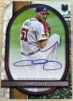 2025 Topps Museum Collection Chris Sale Pink/99 AU #AA-CS-1