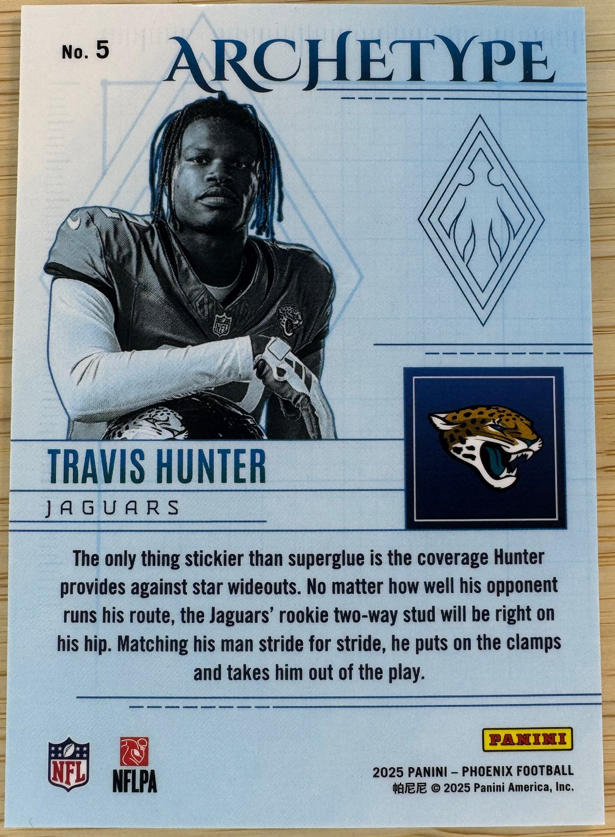 2025 Panini Phoenix Travis Hunter Archetype #5-2