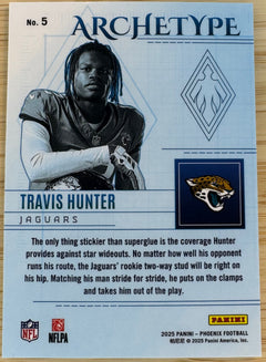 2025 Panini Phoenix Travis Hunter Archetype #5-2