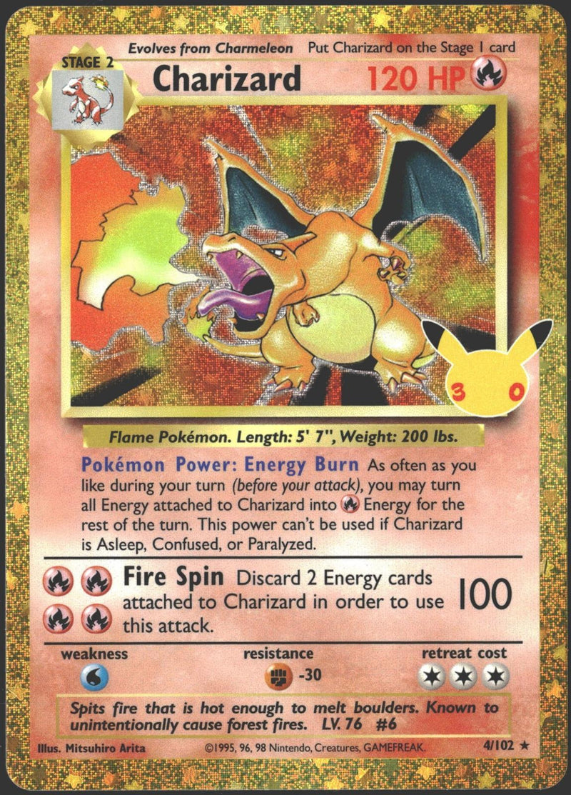 Charizard ME: 30th Celebration Classic Collection #4/102-1