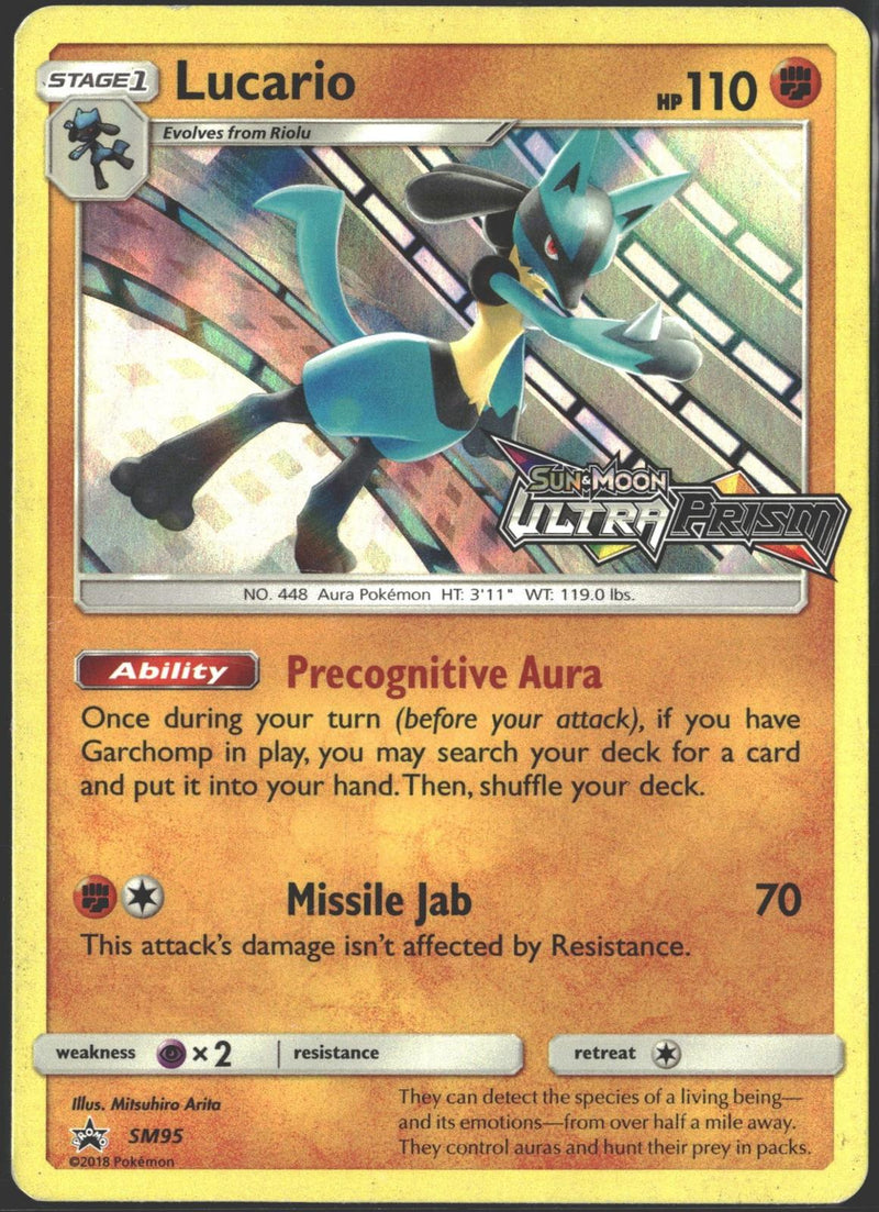 Lucario Ultra Prism Stamp SM Promos #SM95-1