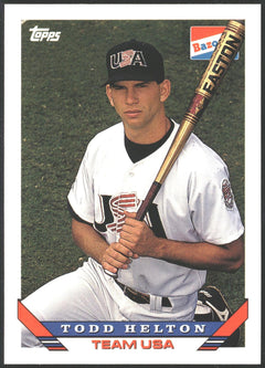 1993 Topps Bazooka Team USA Todd Helton #11-1