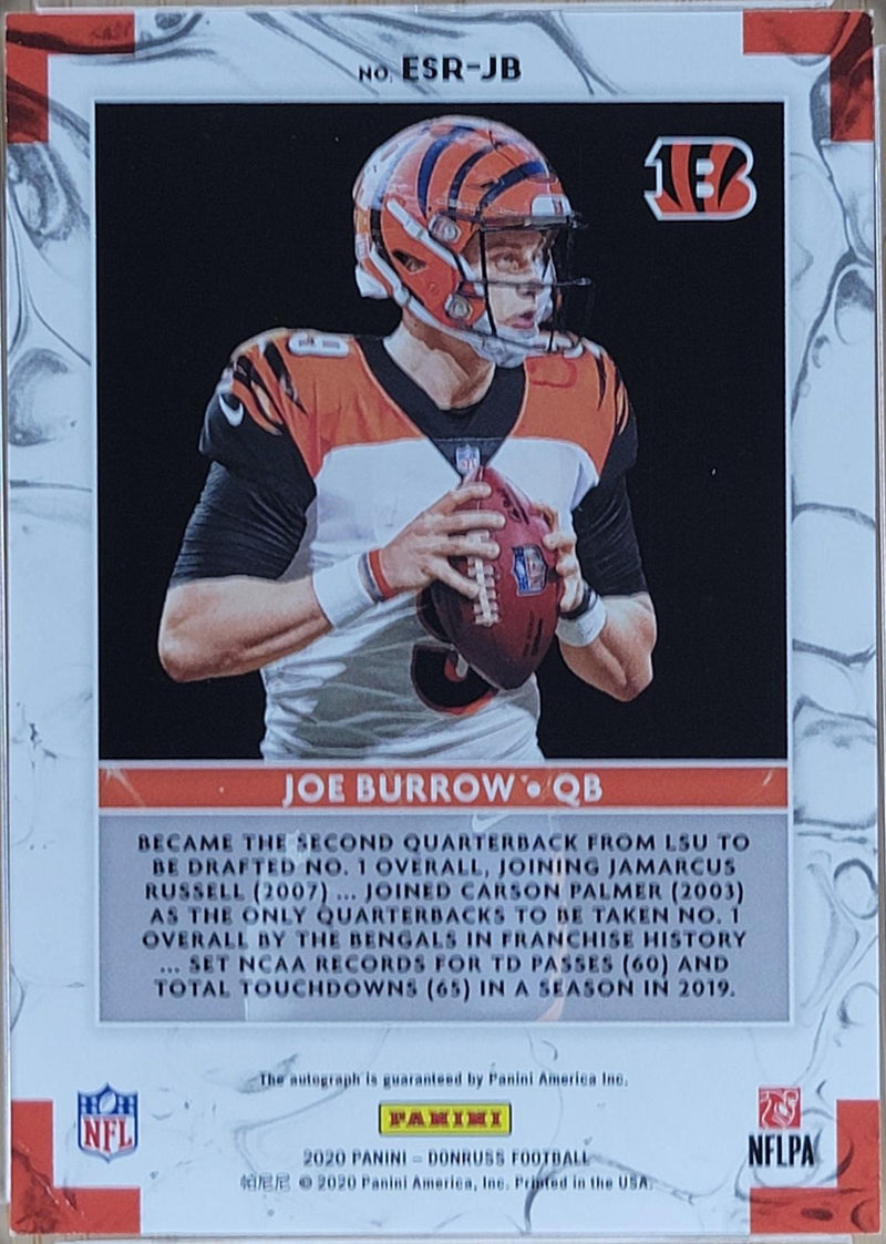 2020 Donruss Joe Burrow Elite Series Rookies Autographs #/49 AU #ESR-JB-2