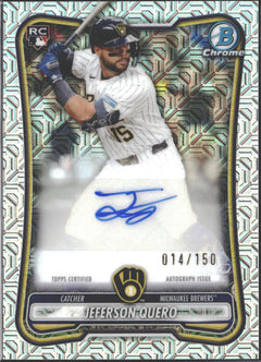 2026 Bowman Chrome Jeferson Quero Auto Rookie Geometric Refractor /150 #CRA-JQ-1