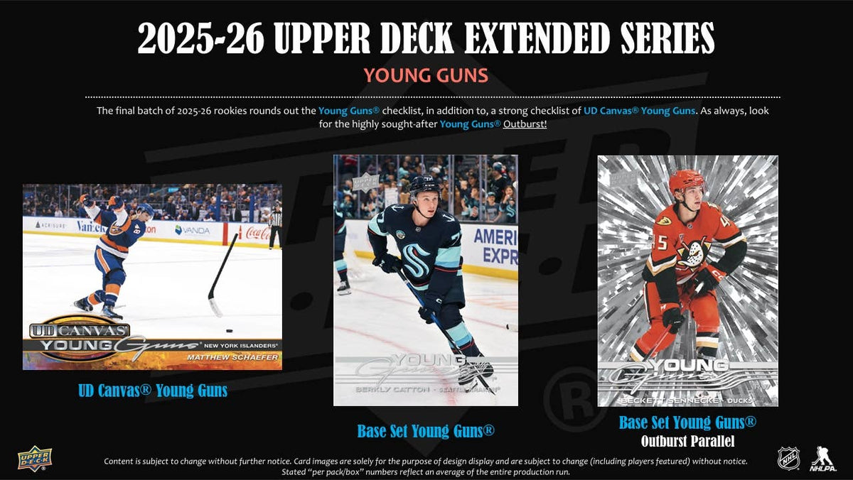 2025-26 Upper Deck Extended Series NHL 336ct Gravity Feed-7