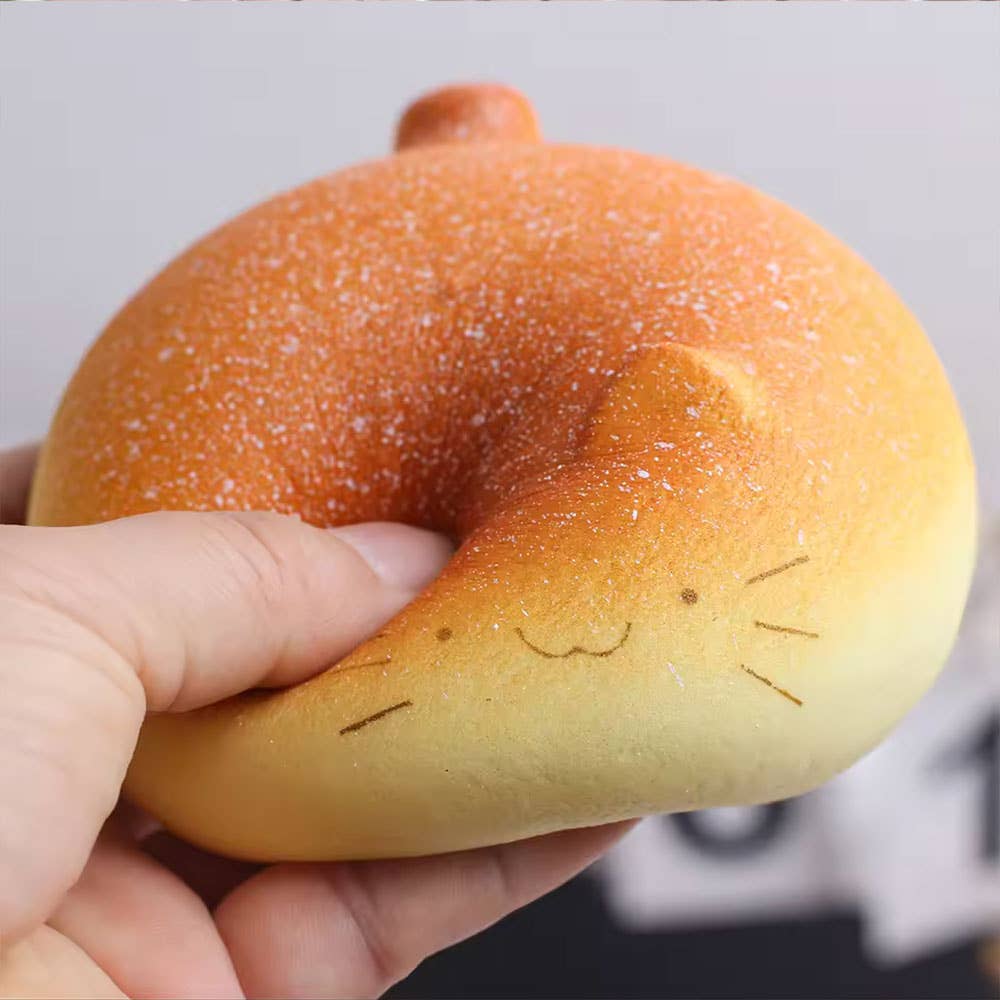 Cat Bread Squishy – Soft & Slow-Rebound Stress Toy-8