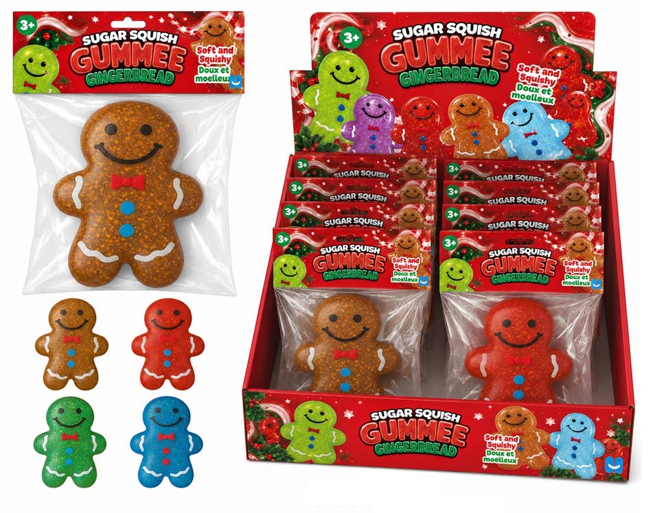 Jumbo Sugar Squish Gummee Gingerbread Man-1