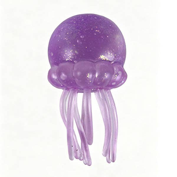 SugarSqueez Squishies® Maltose Jellyfish Glitter Fidget Stress Ball (1pc) Assorted Colors-4