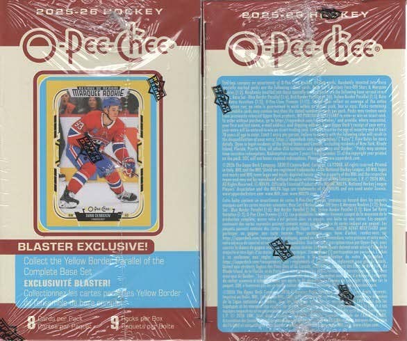2025-26 Upper Deck O-Pee-Chee Hockey 72ct. Blaster Box-4