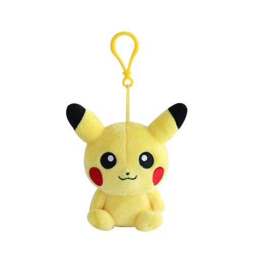 POKEMON CUTIE POP PLUSH BACKPACK KEYCHAIN - PIKACHU 11CM-1