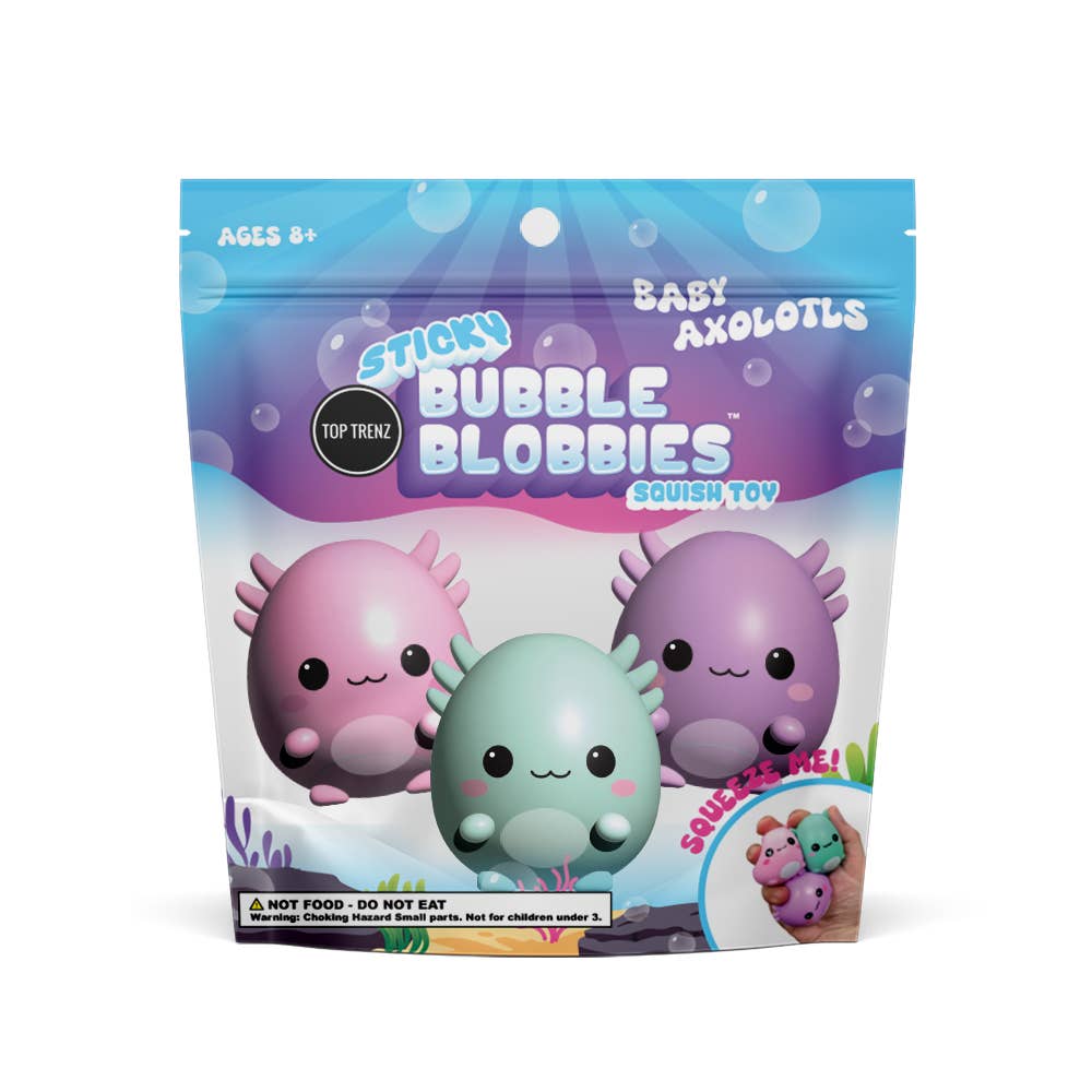 Sticky Bubble Blobbies - Baby Axolotls-3