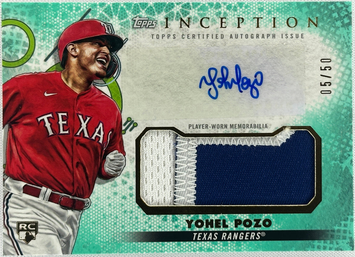 2022 Topps Inception Yohel Pozo Auto /50 #IAP-YPO