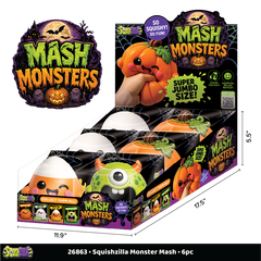 Fun Doh JUMBO Halloween Monsters Squishy Toy - 6/Display-6