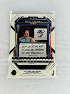 2022 PRIZM Jalen Williams ICE Rookie RC-2