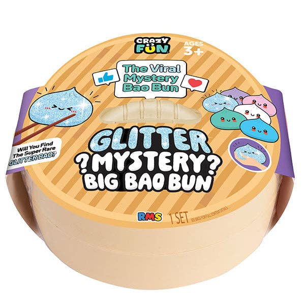 Crazy Fun Official Big Mystery 7" Bao Bun – Rare Glitter-1