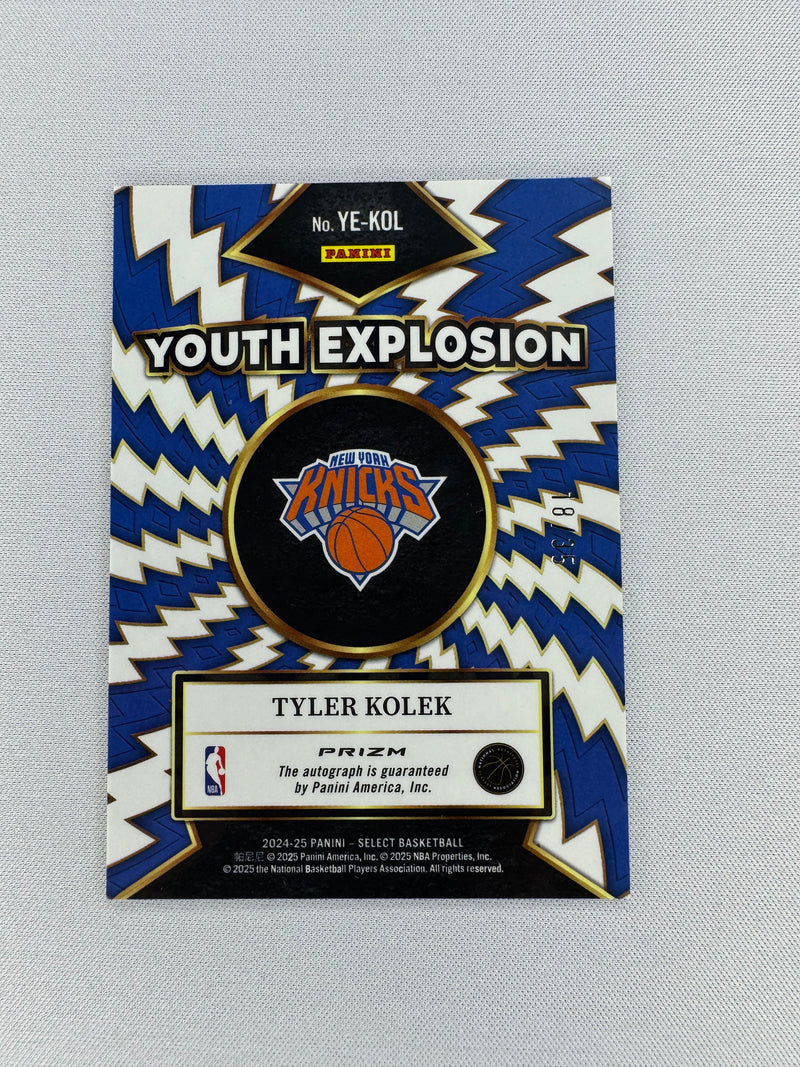 2024 Tyler Kolek youth explosion green /35 auto-2