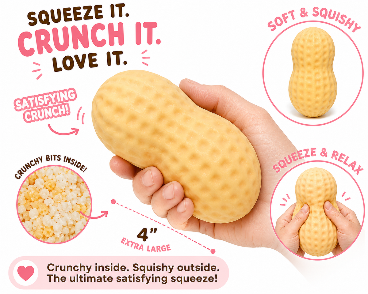 Peanut Crunch Squishy Toy MSS15-1