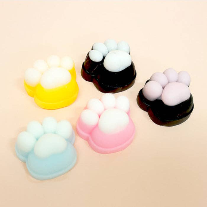 Kitty Paw Pop Squishy 5 Colors Random Box-2