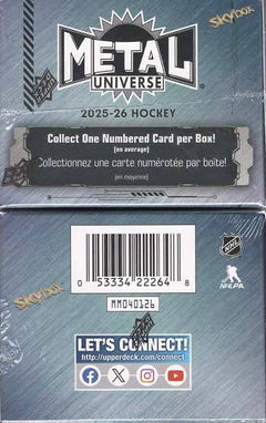 2025-26 Upper Deck Metal Universe Hockey 30ct. Blaster Box-2