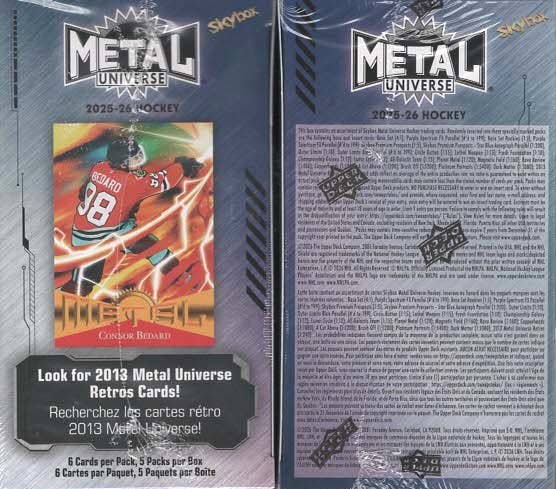 2025-26 Upper Deck Metal Universe Hockey 30ct. Blaster Box-3